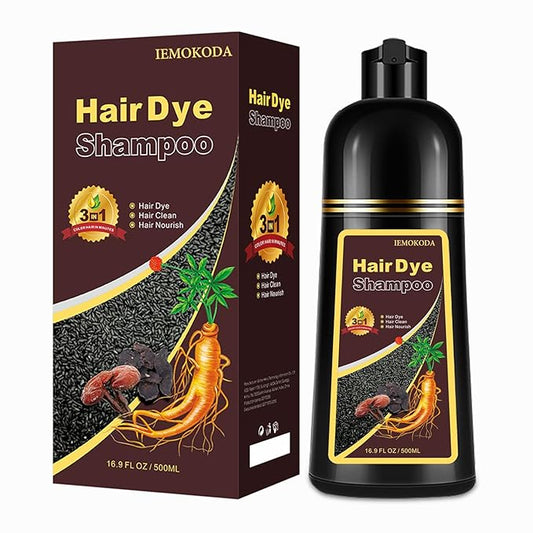 Agthyuve Hair Dye Shampoo 3 in 1, Coffee Hair Dye 16.9 FL Oz, Hair Shampoo, Semi-Permanent Hair Color Shampoo, Lasts 30 Days (Coffee)