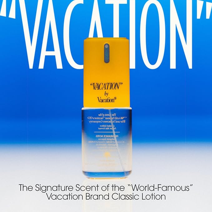 VACATION Body Mist Collector’s Set, Perfumed Body Mist Spray Trio for Women & Men, Coconut, Aloe, Argan, Beach Summer Fragrance Bundle, Layer with Eau de Toilette, Travel Size 3 x 3 fl oz