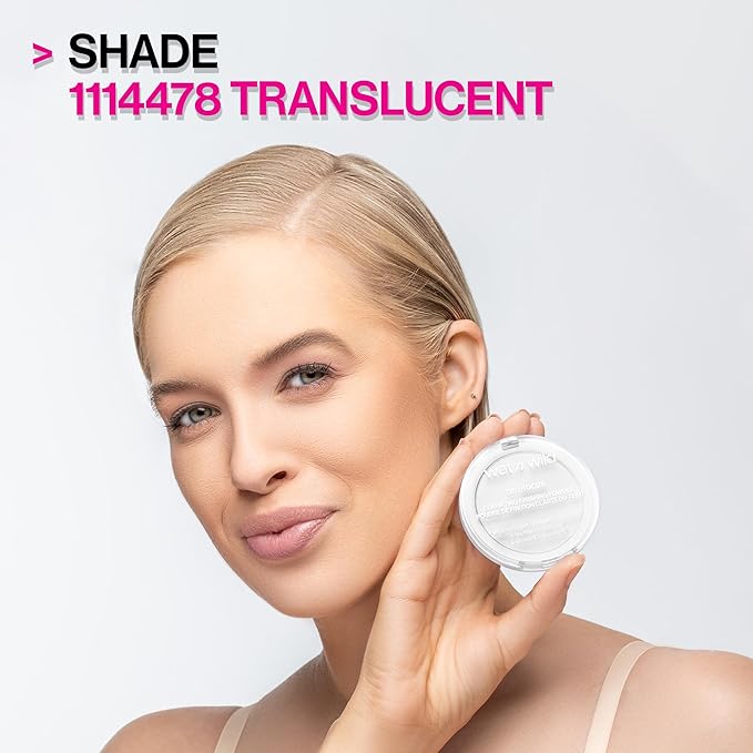 wet n wild Bare Focus Clarifying Finishing Powder | Matte | Pressed Setting Powder Fair-Light (Pack of 2)