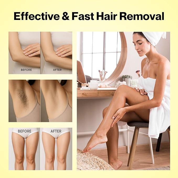Waxers Roller Wax Kit Roll on Wax Kit for Hair Removal Women Men Professional at Home Soft waxing Depilatory for Legs Armpit Milk