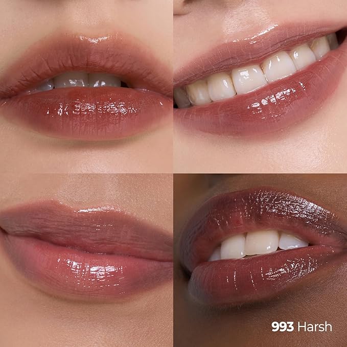 Laka Popping Balloon Lip Stain, 4.5g/0.15oz, Glossy Plumping Lip Tint, Moisturizing, Non-Sticky Texture for All-Day Hydration, Vegan, K-Beauty (#993 Harsh)