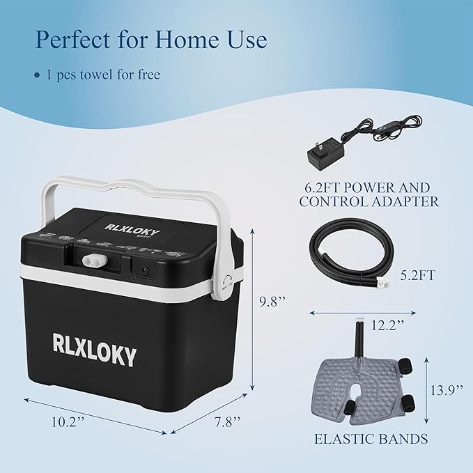 RLXLOKY Basic 1.0 Cold Therapy Unit, Ice Machine for Knee After Surgery,Cold Therapy Machine for Knee Replacement，Cold Therapy System with Knee/Joint Ice Pack