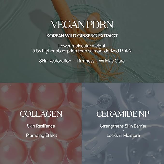 VT COSMETICS Bundle PDRN Essence 100 & PDRN Essence Stick Balm, Glow Serum & Collagen Multi Balm, Wrinkle Care, Firming & Anti-Aging, Hydrating, Skin Restoration, Korean Skincare