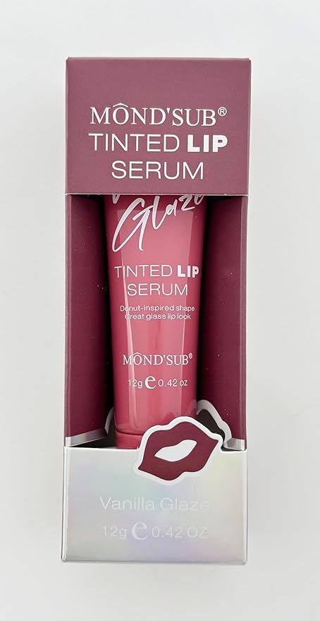 MOND'SUB Vanilla Glaze Tinted Lip Serum: Tinted Lip Balm & Lip Gloss for Women, Lip Oil-Infused Lip Balm Remedy