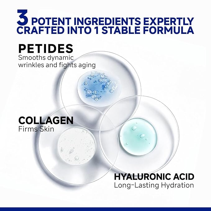 Dr Vincent Peptide Under Eye Patches, Firming Eye Patches Instant Reduces Dark Circles and Puffiness, Collagen Under Eye Mask for Bags Treatment, Wrinkles, 60 Pairs