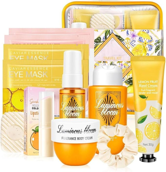 Gifts for Women Skin Care Set, 11 Pcs Skincare Kit For Women Gift Complete Travel -Size Spa Kit Skincare Gift Set Teens Birthday Valentines Mothers Day Gift