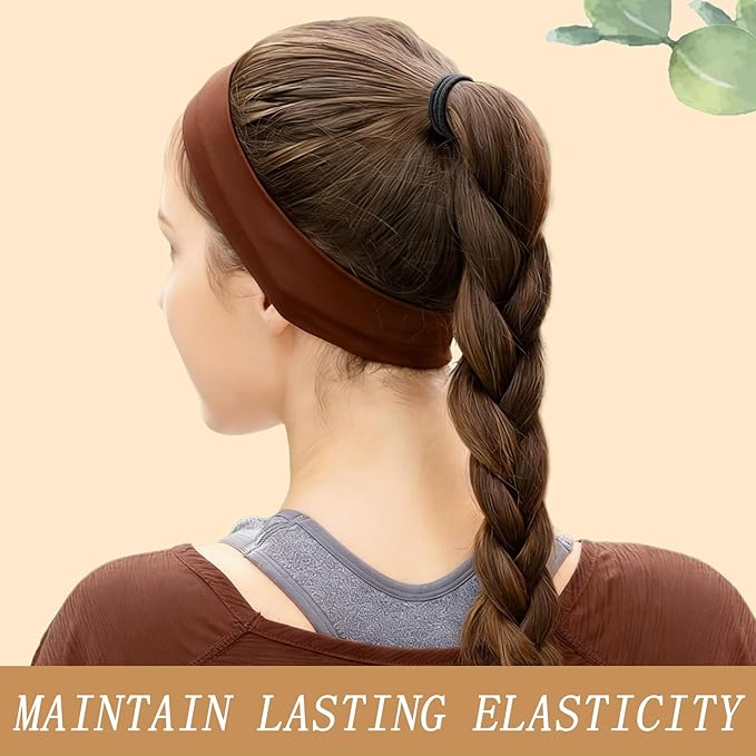 100PCS Black Hair Ties For Thick Hair, Ponytail Holders Hair Bands No Damage For Women, Elastic Thick Hair Ties Hair Bands For Girl Thin Hair (Black)