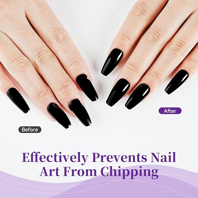 OpenLive 16.5ml Base Coat Nail Polish, Quick Dry Large Volume Base Coat, Color Lock Strengthen Nails for Women Salon DIY Nail Art
