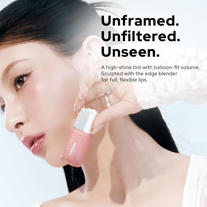 Unseen Balloon Tint, 9 Colors for All Skin Types. Buildable Color, Long Lasting Glossy Lip Stains, Lightweight Lip Gloss Make up, Holiday Stocking Stuffer (515 Delight, 0.11 Ounce (Pack of 1))