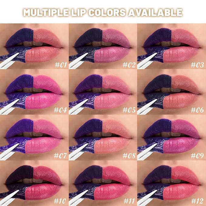Kaely Warm Rose Lip Stain Peel Off Masque, Long Lasting Waterproof Smudge Proof Lip Tint, Non-Transfer Semi Permanent Lipliner Tattoo with Tweezer, Matte Finish, Vegan & Cruelty-Free, 01