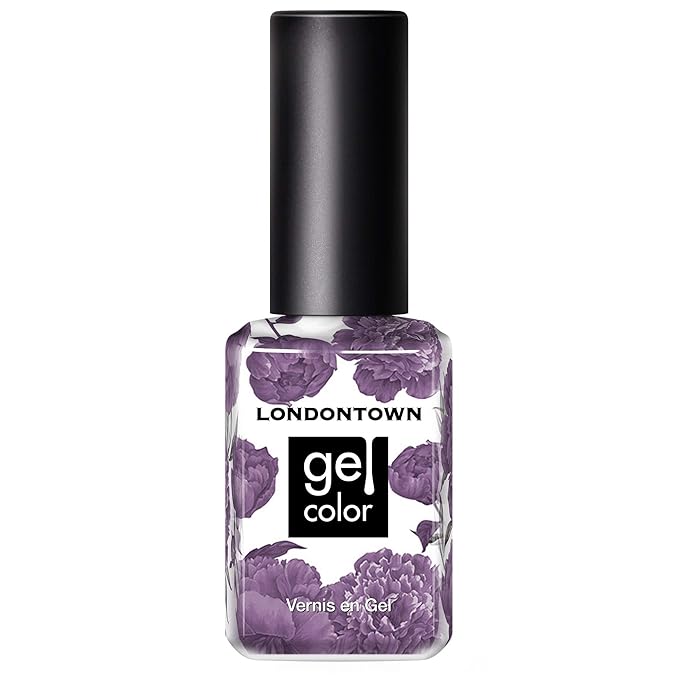 LONDONTOWN UV/LED Gel Nail Polish - Long Lasting, Chip Resistant High Shine Color - Glossy Rich Purple, Cozy Cashmere, 12ml/.40fl oz