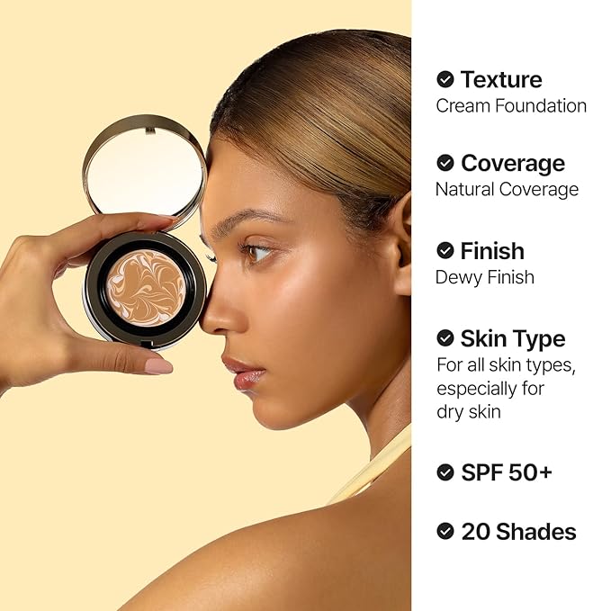 [NEW] AGE20'S Signature Essence Pact | 29C COOL CARAMEL | Vegan Korean Cushion Foundation | Pack of 1 | Cream Foundation, Dewy & Glow Finish, Natural Coverage, SPF 50+
