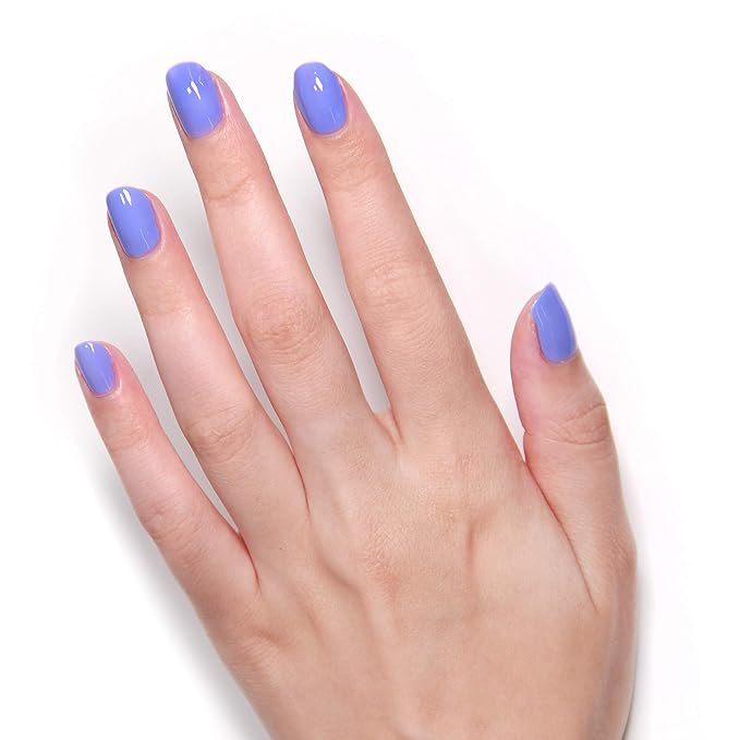 LONDONTOWN UV/LED Gel Nail Polish - Long Lasting, Chip Resistant High Shine Color - Glossy Bold Purple, Uptown, 12ml/.40fl oz