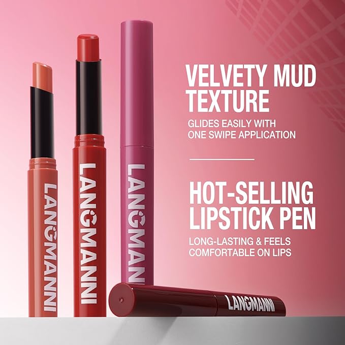 Jolilab 8Pcs Velvet Matte Lipstick Nude Matte Soft Dark Color Stick High Pigmented Long-Lasting Waterproof Lip Stick Lip Balm Beauty Cosmetics Gift for Women（01-06+11+12