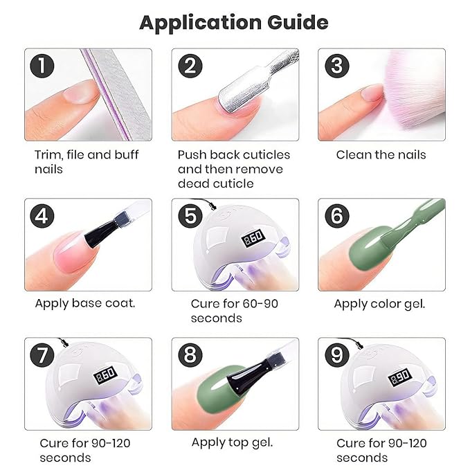 RARJSM Sage Green Gel Nail Polish Sage Gray Gel Nail Polish 1PCS 15ML Green High Pigment GelPolish Soak off UV LED Curing Required Nail Art French Manicure Salon DIY at Home