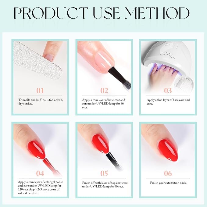 Double Rhythm 15ML Gel Nail Polish Pure Sheer Same Color Same Bottle Soak Off Gel Polish Art Manicure Salon DIY at Home for Women (Purple Lilac-A1388)