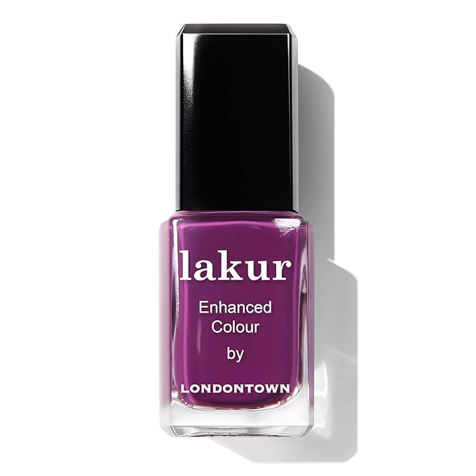 LONDONTOWN Lakur Nail Polish, Portobello Plum, 0.4 fl. oz.