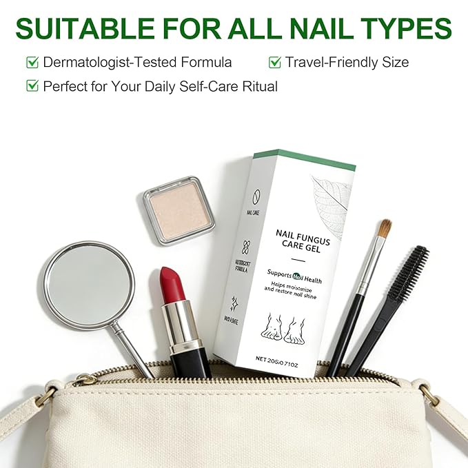 Natural Nail Repair Care Gel,Nail Growth Repair Cream, Multi-Purpose Nail Repair Treatment Gel for Feet