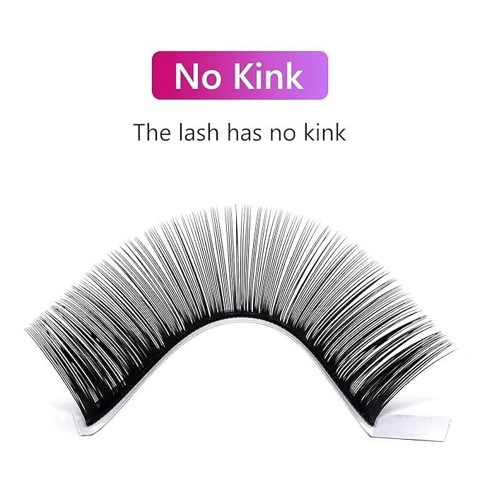 Lash Extension B Curl 20-25mm FADLASH Eyelash Extensions Mixed Tray Lashes 0.15 Faux Mink Single Classic Lash Extensions Supplies (0.15-B, 20-25mm Mix)