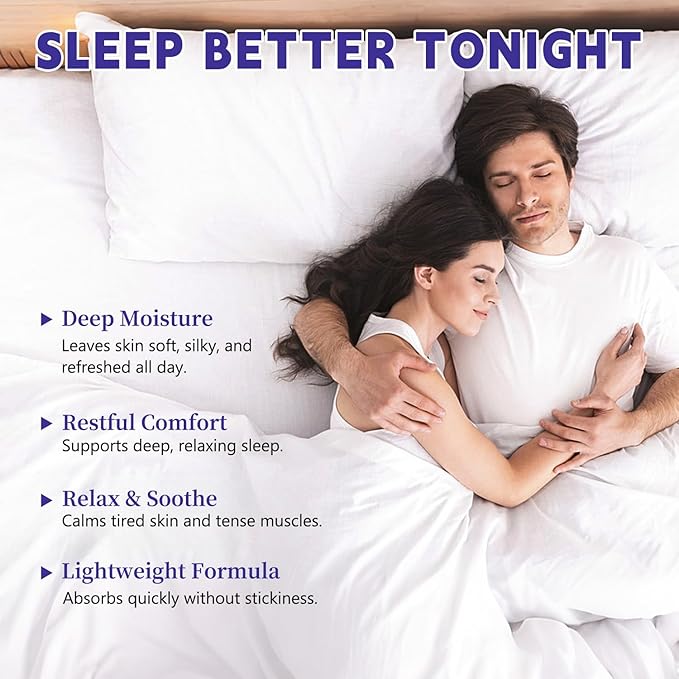 Magnesium Body Lotion for Sleep Support, Muscle & Joint Relief – Fast-Absorbing Topical Magnesium Cream for Calm, Relaxation & Leg Cramp Comfort – Deep Hydration, Unscented Daily Moisturizer, 6.76oz