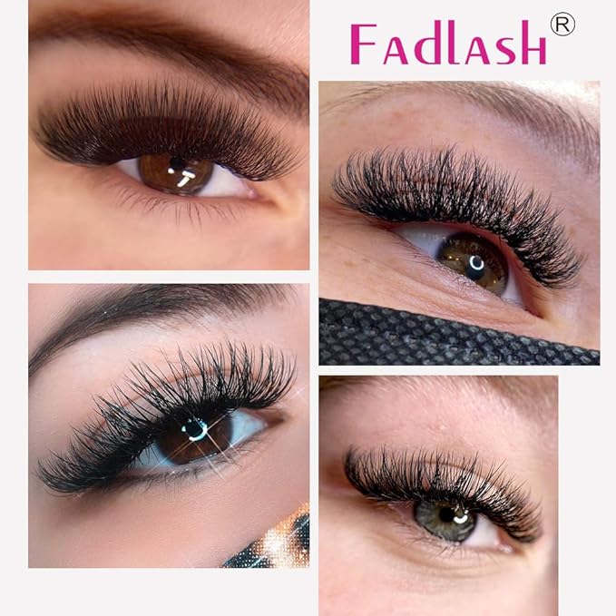 Volume Lash Extensions 3D to 20D Premade Fans Eyelash Extensions Pointy Base Premade Lash Extensions Fans 0.05 0.07 0.10 8-20mm Available Premade Lash Fans Thin Base (3D-0.10-D, 8-14)