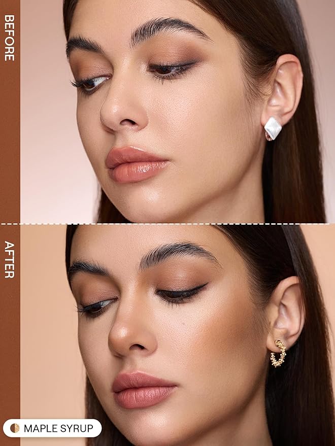 SHEGLAM 2-in-1 Contour & Highlight Stick Cream Waterproof Contour Stick-Maple Syrup