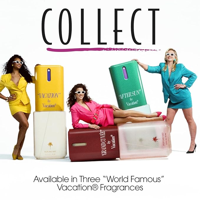 VACATION AFTER SUN Body Mist, Perfumed Body Spray for Women & Men, Aloe Vera, Iced Cucumber Water & Green Tea Verjus Scent, Layer with Eau de Toilette, Summer Fragrance, Travel Size 3 fl oz