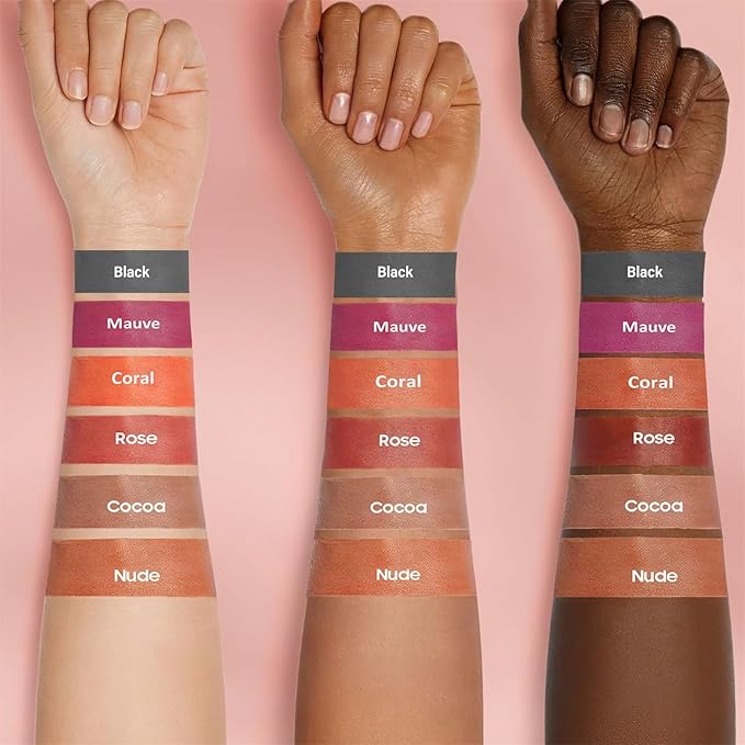 OETUIOW Lip Stain Peel Off, Lip Liner Moisturizing Long-Lasting & Waterproof, Transfer Proof & Plumping, Non-Stick Cup, Rose Color