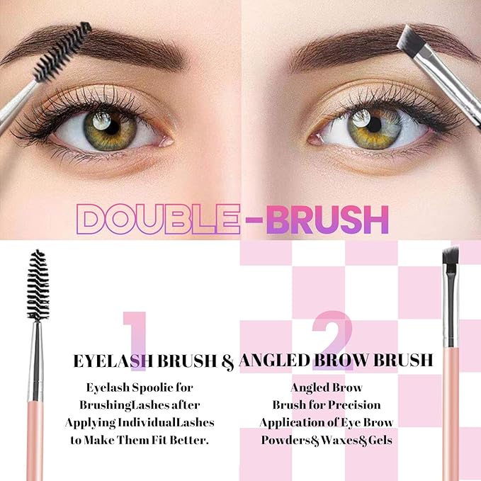 Qiveaory DIY Lash Extension Kit 584 Pcs Individual Lashes Clusters with Bottom Lashes Lash Bond and Seal,Eyelash Remover Tweezers Brush Eyelash Extension Set Lash Books DIY at Home