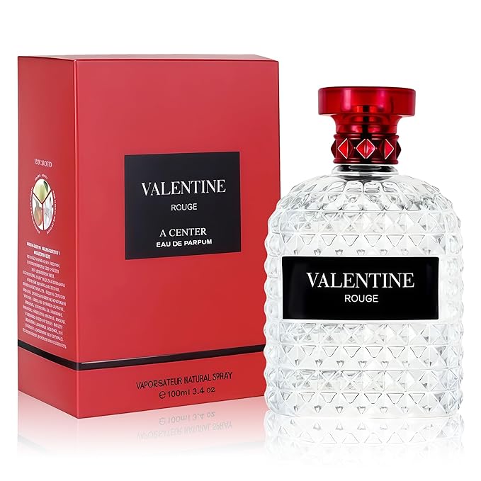 A CENTER Valiant Rouge Perfume for Women, Floral Notes Eau de Parfum Spray Casual Daily Cologne 3.4 Fluid Ounce/100Ml Women Fragrance Daytime & Casual Use, for all Skin Types