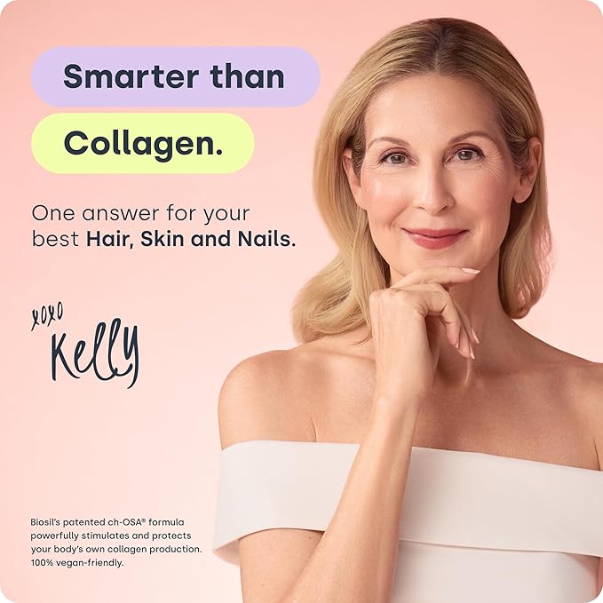 Biosil Collagen Booster Supplement - 30 Original Capsules - Patented ch-OSA Activator for Skin, Hair, Nails & Joints - Supports Natural Production - 15-Day Supply