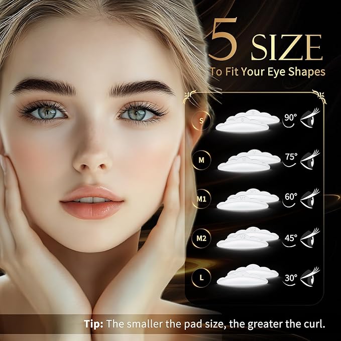 Lash Lift Kit - Eyebrow Lamination Kit, Eyelash Perm Kit, Professional Eyelash Curling Lash Extension & Eyebrow Lift 2 in 1 Kit, Eyelash Lift Kit Easy to Use at Home Diy & Salon, Lasts For 6-8 Weeks