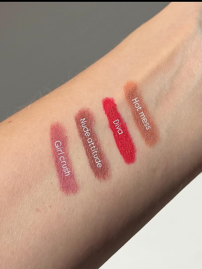 Sandstone Scandinavia Hypoallergenic Lipliner - Smooth texture - Fragrance Free Lip Liner Pencil - Intense pigmentation and long lasting (Hot Mess, 0,04)