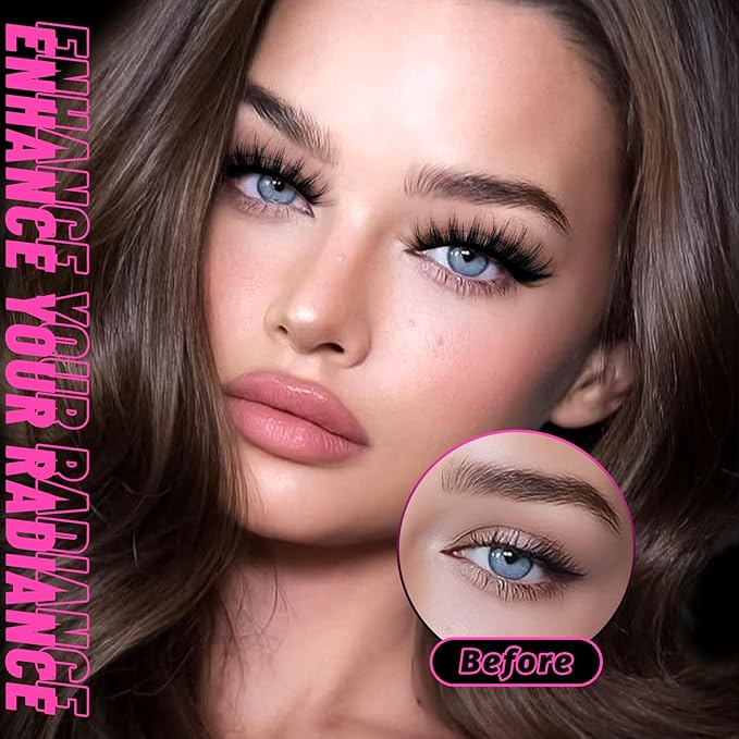 Veleasha Lashes D Curl Fluffy Eyelashes Cat Eye Lashes 5D Volume False Lashes Kit with Lash Glue and Tweezers 10 Pairs Soft False Eyelashes Luxury Fake Eyelashes Wispy Look Like Extensions (D15 Kit)