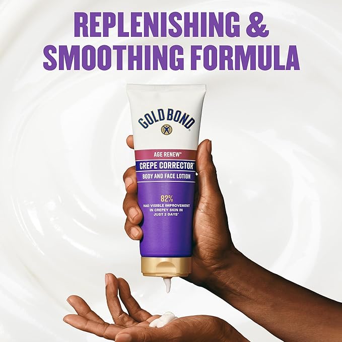 Gold Bond Age Renew Crepe Corrector Body Lotion, Replenishing & Smoothing Formula, Crepe Corrector Body Lotion, 8 oz
