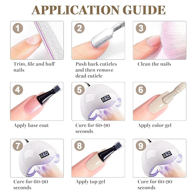 RARJSM Beige White Gel Nail Polish 1PCS 15ML Long Lasting Milky Ivory White Creamy Gelpolish Soak off U V Curing Required Nail Art French Manicure Salon DIY at Home