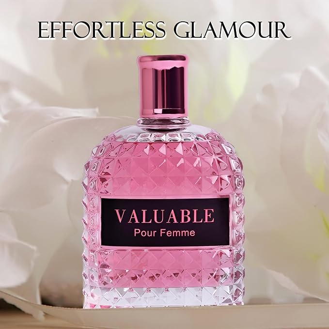 A CENTER Valuable Paris Perfume for Women, Floral Notes Eau de Parfum Spray Casual Daily Womene Cologne 3.4 Fluid Ounce/100Ml Long Lasting Fragrance Daytime & Casual Use, for all Skin Types