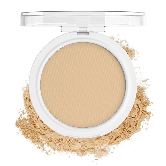 wet n wild Bare Focus Clarifying Finishing Powder | Matte | Pressed Setting Powder Light-Medium (Pack of 2)