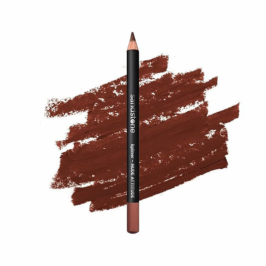 Sandstone Scandinavia Hypoallergenic Lipliner Nude Attitude - Smooth texture - Fragrance Free Lip Liner Pencil - Intense pigmentation and long lasting