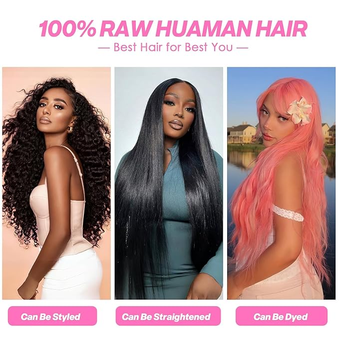 12A Human Hair Bundles 20 22 24 26 Inch Body Wave Bundles Human Hair 4 Bundles 100% Unprocessed Brazilian Virgin Hair Quick Weave Extensions Natural Black
