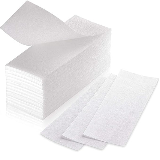150 Wax Strips for Hair Removal – Extra-Large Non-Woven Strips for Legs, Arms, Back & Body – Works with All Soft Waxes – Salon & Home Use