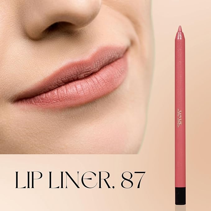 GA-DE Everlasting Lip Liner, 87 - Automatic Pencil with Retractable Tip - Smudge-Resistant - Enriched with Vitamin E and Antioxidants - 0.01 oz