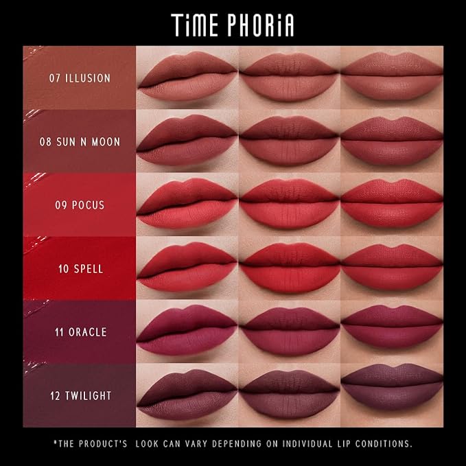 ETERNAL LIP MATTE-Long Lasting Lip Stain, Waterproof & Transferproof Lip Tint, Mask-friendly, Matte Finish Lipstick, Lightweight, High Coverage, Stocking Stuffers For Teen Girls (04 CHARM)