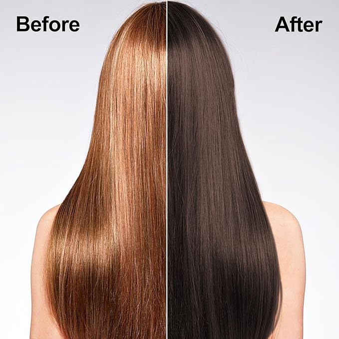 Agthyuve Dark Coffee Hair Dye, Hair Dye Shampoo for Men and Women, Hair Color Shampoo For Home Use, Shampoo Para Canas, Hair Dye Shampoo 3 in 1, 16.9 Fl Oz (Dark Coffee)