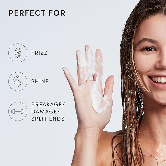 OUAI Medium Conditioner Refill - Hydrating Hair Conditioner with Coconut Oil, Babassu Oil, and Keratin - Strengthens, Repairs and Adds Shine - Paraben and Phthalate Free Hair Care Products (32 Oz)