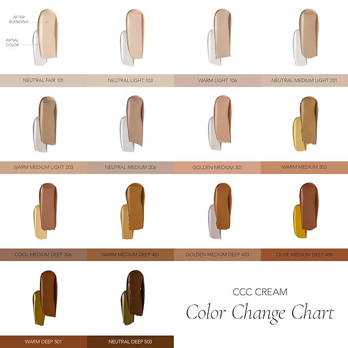 CLE Cosmetics CCC Cream (Neutral Medium Light 201 / SPF 50) - Color Correcting With Sunscreen - Lightweight, Hydrating Foundation - BB & CC Hybrid - Light to Medium Coverage - 1 fl oz