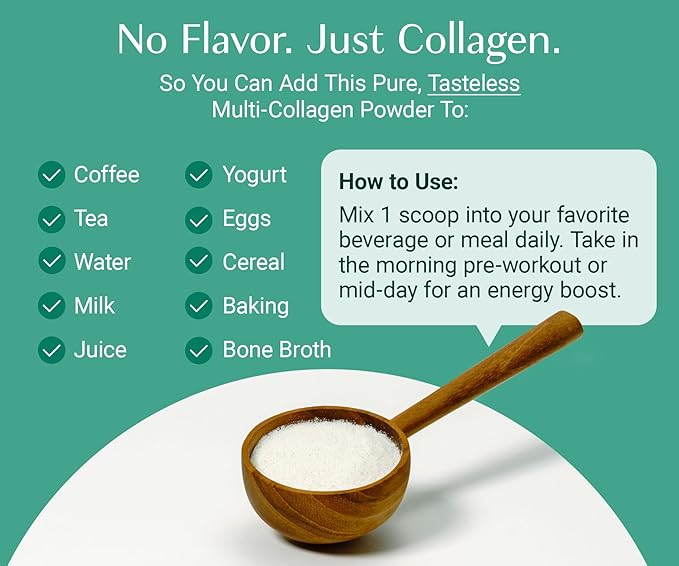 ALGAECAL Collagen: 4 Clinically-Supported Peptides VERISOL®, FORTIGEL®, UC-II®, FORTIBONE®, Anti-Aging Hydrolyzed Collagen Powder, 30 Servings, Made in USA