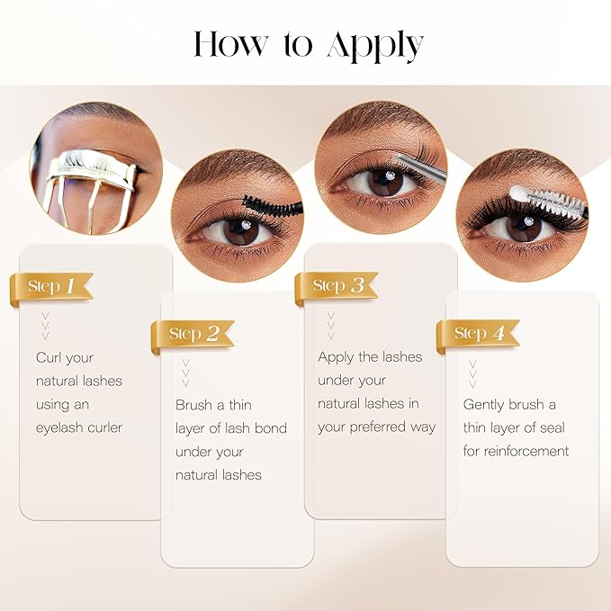 BEFER Lash Clusters, 216 Pcs D Curl Eyelash Clusters 3D Fluffy Volume Individual Lashes Extensions 10-16MM Cluster Eyelash Wispy Cluster Lashes DIY At Home(80P)