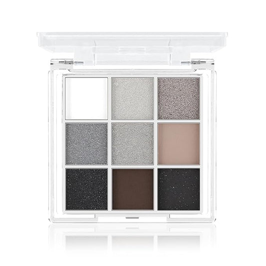 Boobeen 9 Colors Eyeshadow Palette - Matte and Shimmer Makeup, Highly Pigmented Creamy Eye Shadow Powder, Create a Neutral Eye Look, Long Wearing，Easy to Build Dramatic Glamour Looks