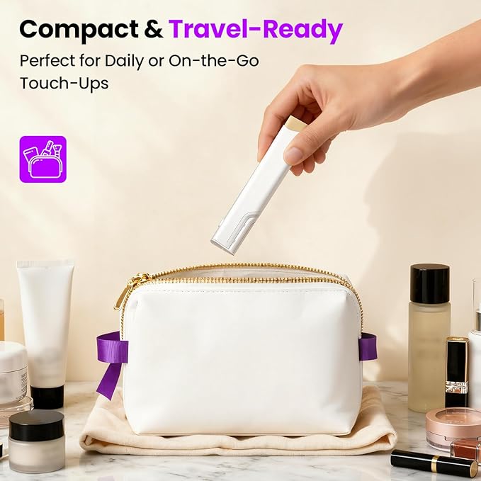 Electric Sonic Face Razor Tool for Women with 10 Replacement Blades, 3 Adjustable Speeds, Gentle Peach Fuzz Remover for Face Exfoliation and Hair,Built-in LED Light Dermaplane Razor Eyebrow Trimmer